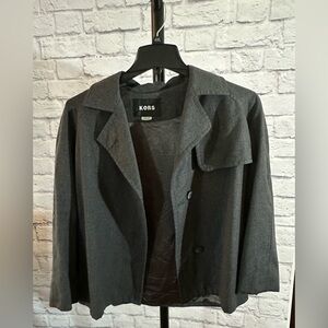 M/L Micheal Kors lined Grey Jacket. Excellent Condition! Perfect for layering!